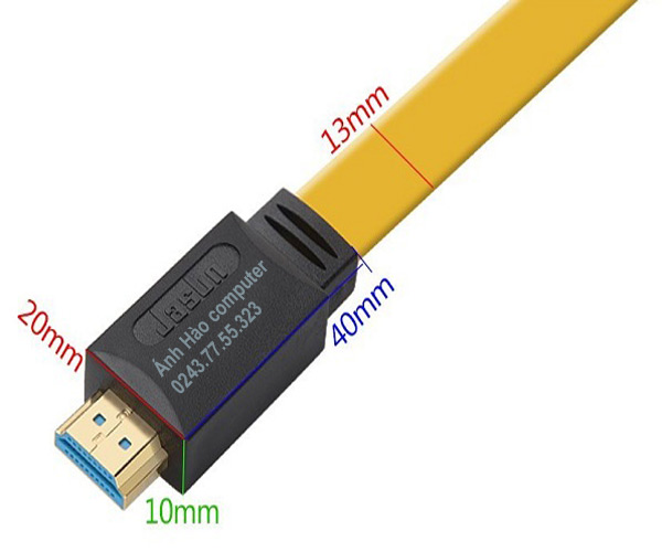 Cáp HDMI 2.0 Jasun dài 15m dùng cho tivi 4K, 3D cao cấp