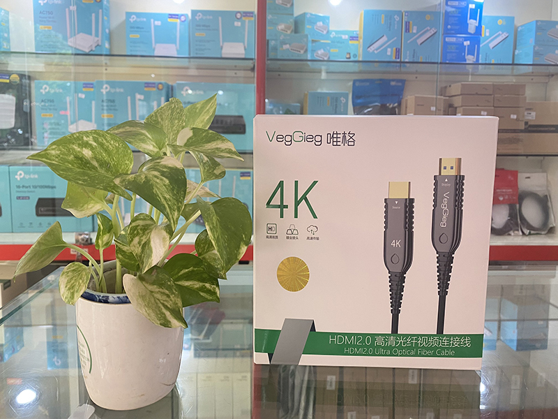 Cáp HDMI 4K, 2.0 sợi quang dài 45M V-H715 VegGieg