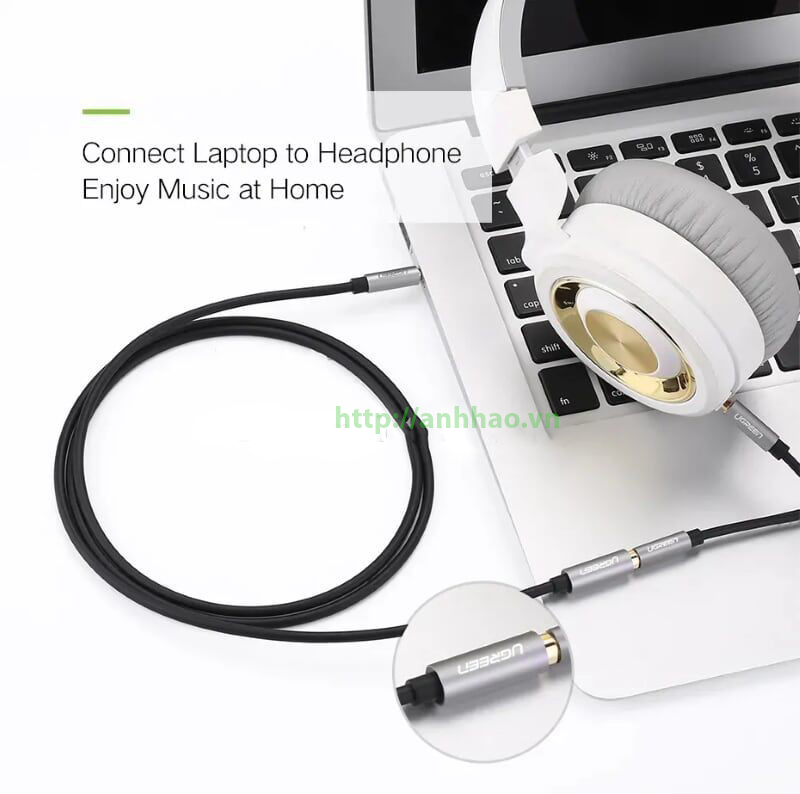 Cáp Audio 3.5mm nối dài 3m chính hãng Ugreen 10595