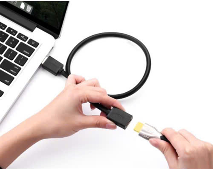 Cáp nối dài HDMI 1M dầu đực cái Ugreen 10141 chính hãng