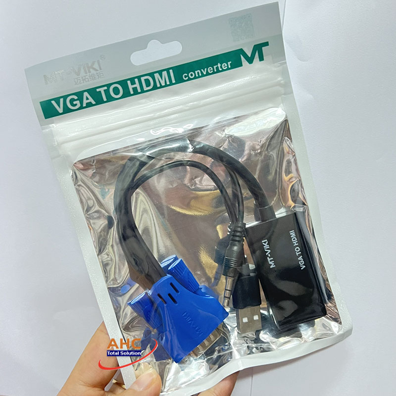 Cáp Chuyển Đổi VGA Sang HDMI 1080P MT-Viki MT-H02