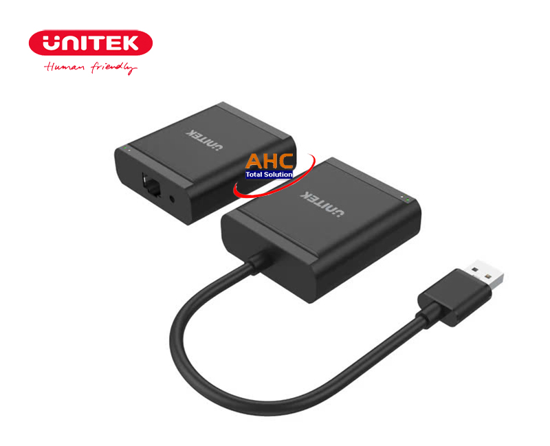 Bộ nối dài USB to LAN 60m 1 ra 4 Unitek Y-2516 Unitek Y-2516 - Thêm 4 cổng USB