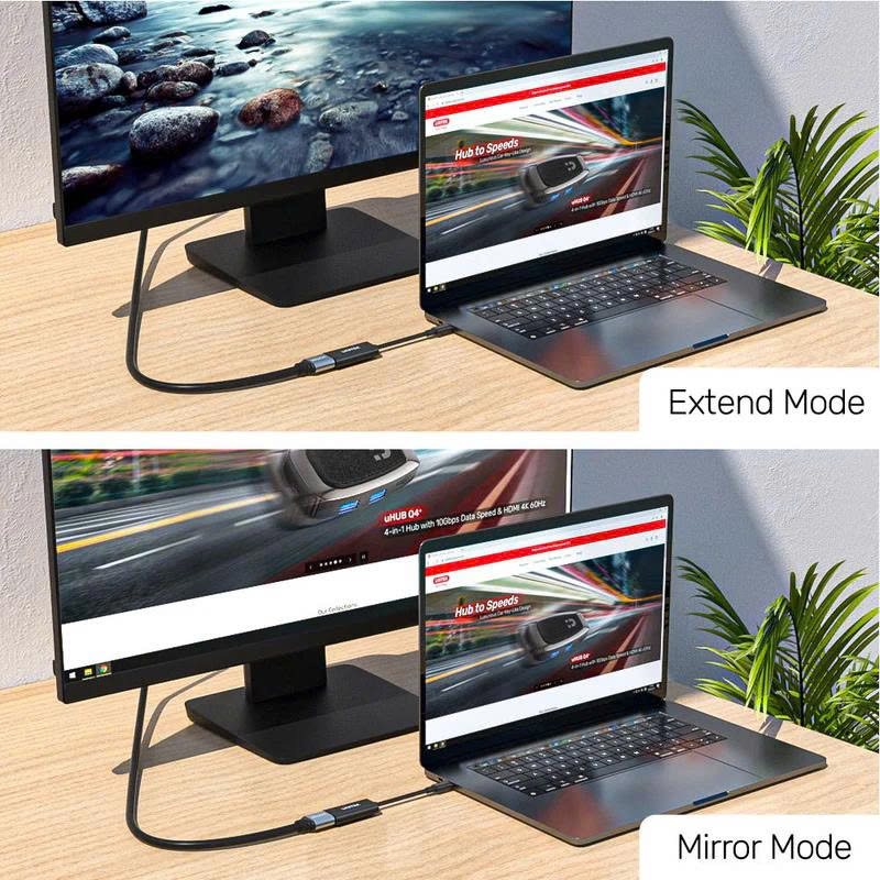 Bộ chuyển đổi USB-C to HDMI 2.0 Unitek V1421A, xuất hình 4K 60Hz cho laptop