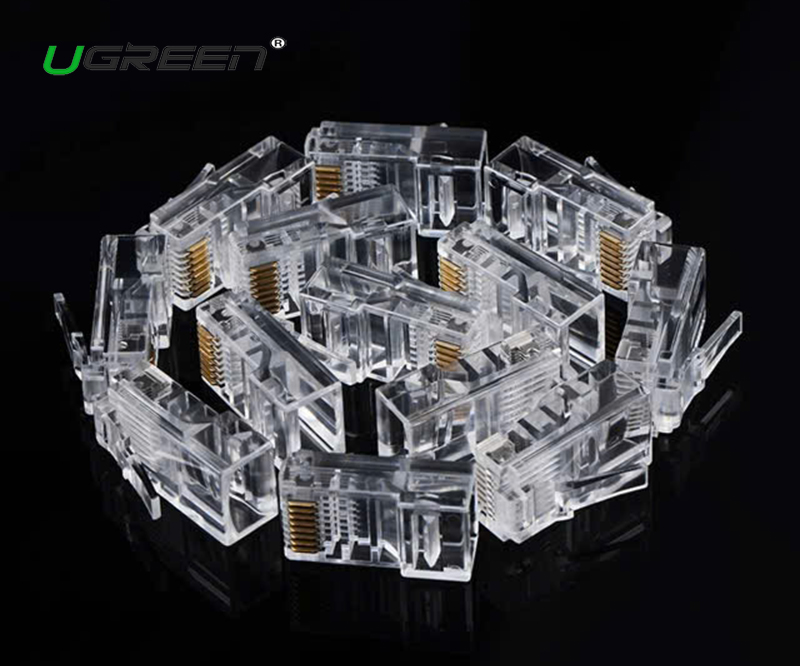 Hạt mạng RJ45 Cat5 Ugreen 50246 - Đầu bấm mạng chính hãng, giá tốt