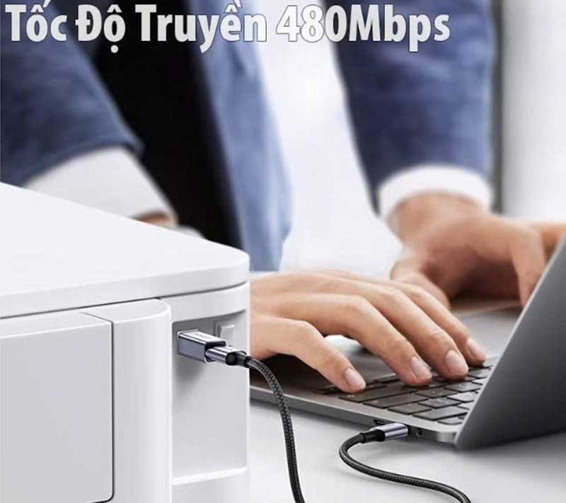 Đầu chuyển USB-C sang USB-B cho máy in Ugreen 20120