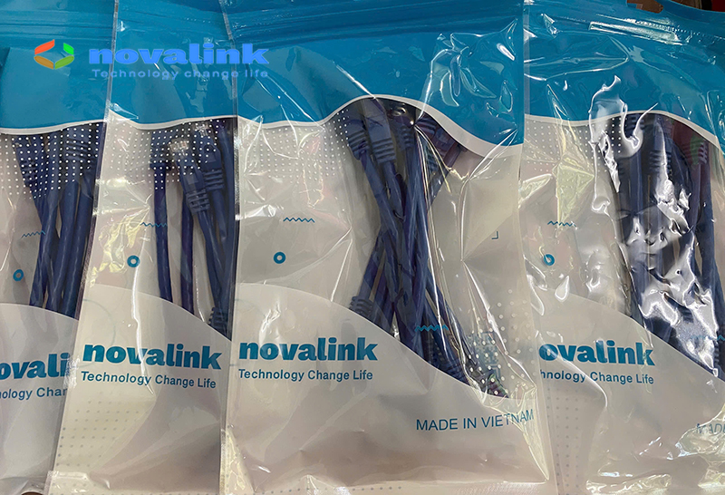 Dây nhảy Patch Cord Cat6 20cm (0.2m) Novalink NV-20114A