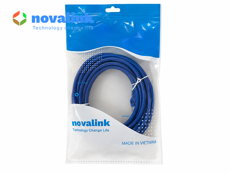 Dây nhảy cat6 5M Novalink NV-20107A | Pach cord cat6 5M