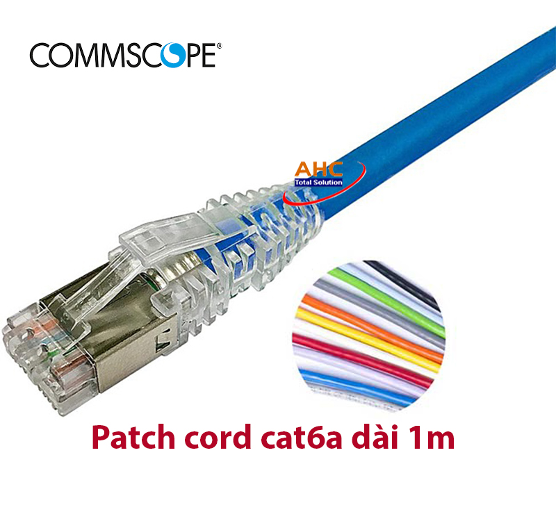 Dây nhảy patch cord cat6A chống nhiễu S/FPT 1M Commscope