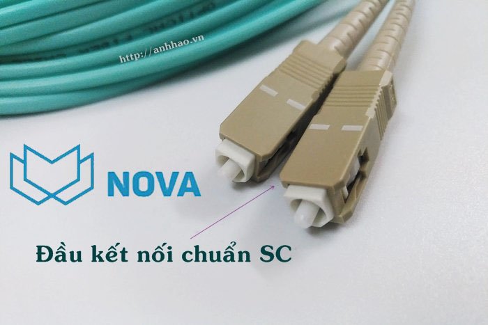 Dây nhảy quang OM3 SC-SC dài 30M NV-61709 Novalink cao cấp