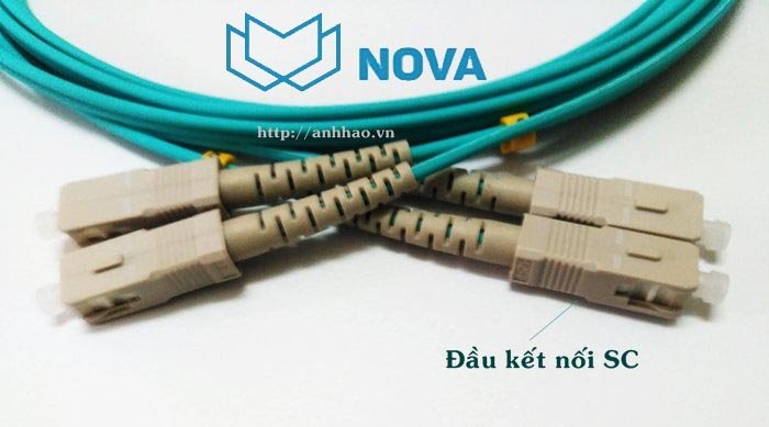 Dây nhảy quang OM3 SC-SC dài 30M NV-61709 Novalink cao cấp