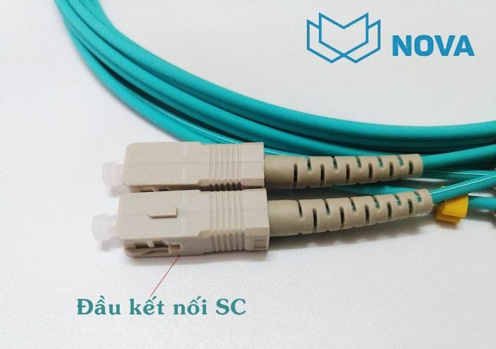 Dây nhảy quang OM3 SC-SC dài 15M cao cấp NV-61706 chính hãng Novalink