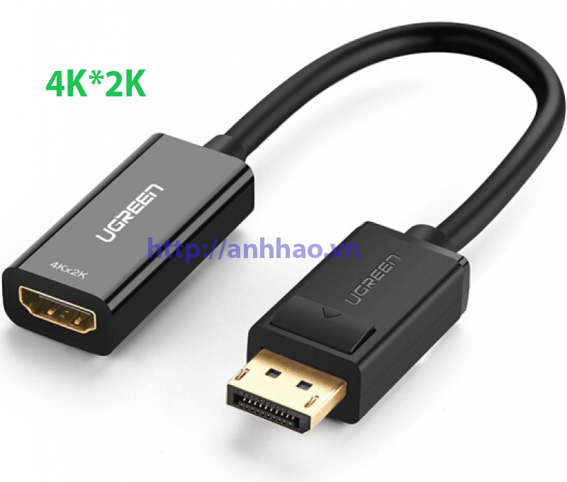 Caáp chuyển đổi Displayport to HDMI Ugreen 40363, độ phân giải 4K*2K