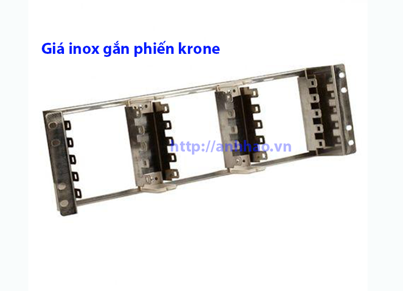 Giá gắn phiến inox, gá đỡ phiến 150 đôi lắp tủ rack