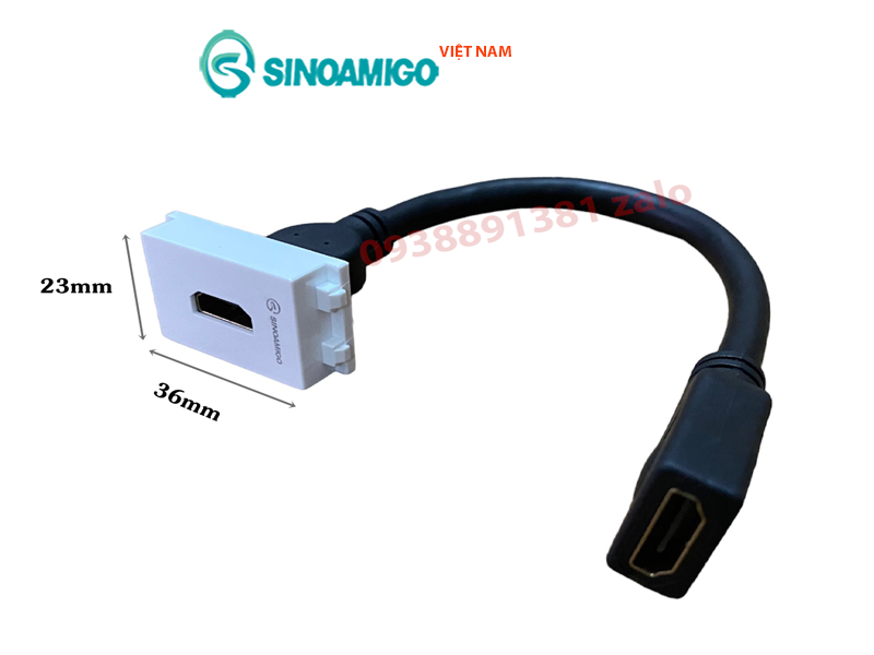 Nhân, hạt ổ cắm HDMI âm tường, âm sàn