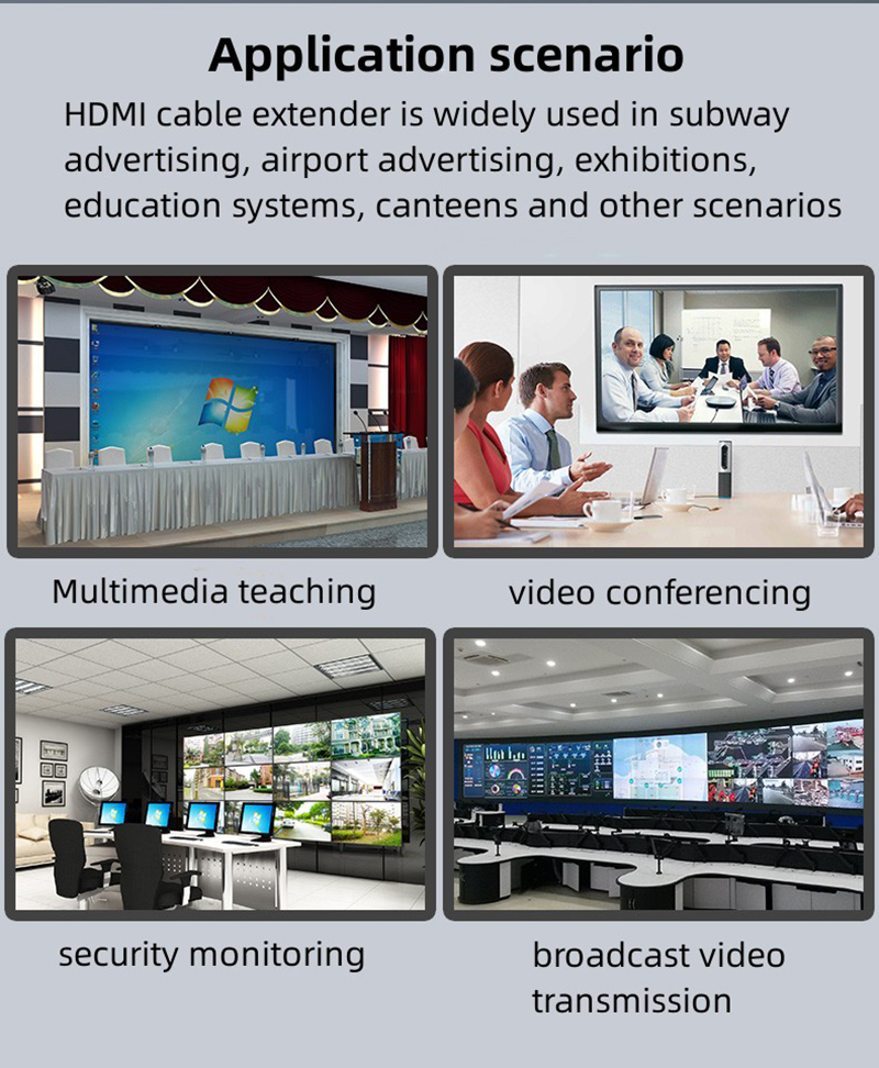 Bộ nối dài HDMI 100M qua cáp mạng LAN Dtech DT-7078 có POC và IR