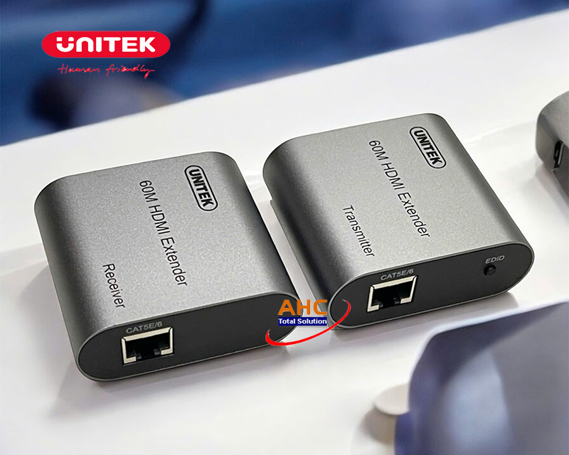 Bộ nối dài HDMI 60m bằng cáp mạng Lan Unitek V178A