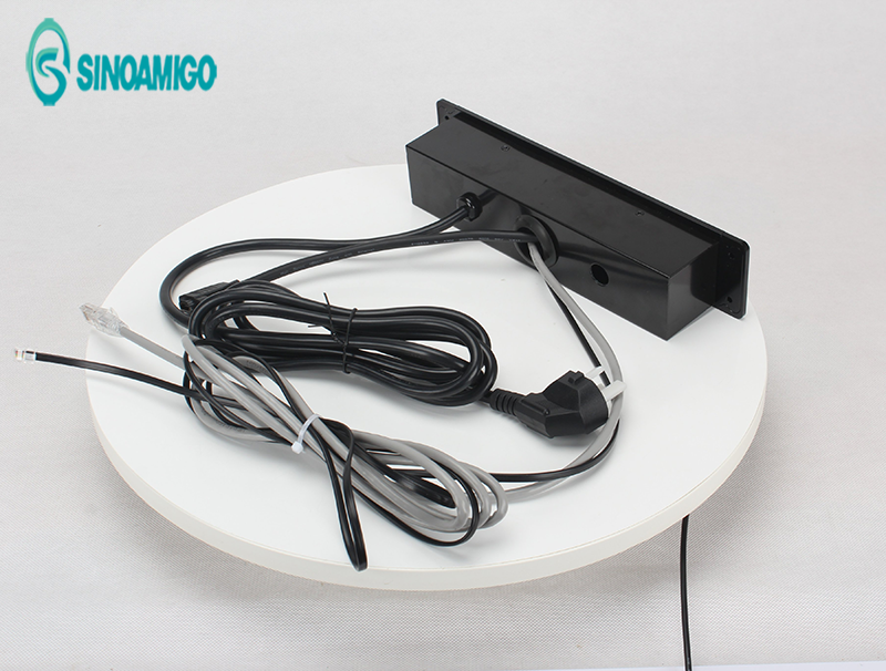 Hộp ổ cắm âm bàn Sinoamigo STS-ST60S-3F5G, tích hợp 3 ổ điện đa năng, 2 Lan cat6, 1 HDMI, 1 USB 3.0
