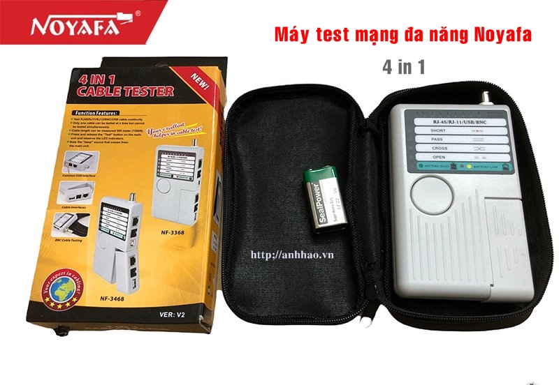 Noyafa 4 in 1 Cable Tester BNC, RJ45, RJ11, USB NF-3468