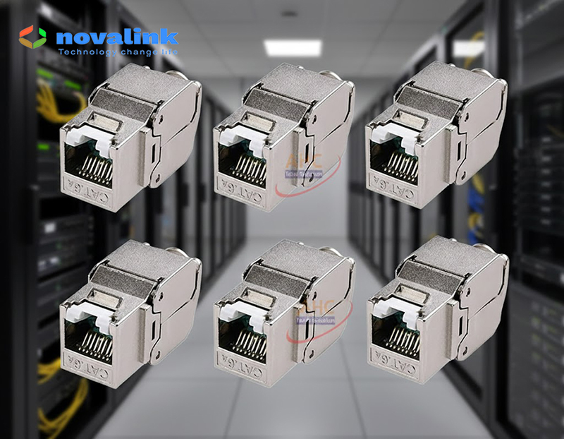Nhân mạng Cat6A STP chống nhiễu, dùng cho mạng 10Gbps - Novalink CC-04-00242