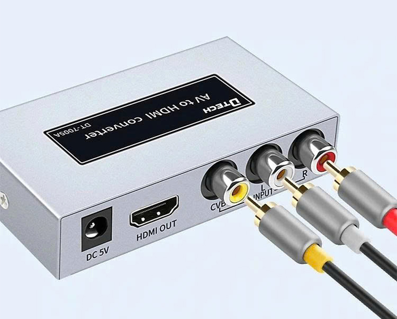 Bộ chuyển đổi AV sang HDMI Full HD 1080p Dtech DT-7005A