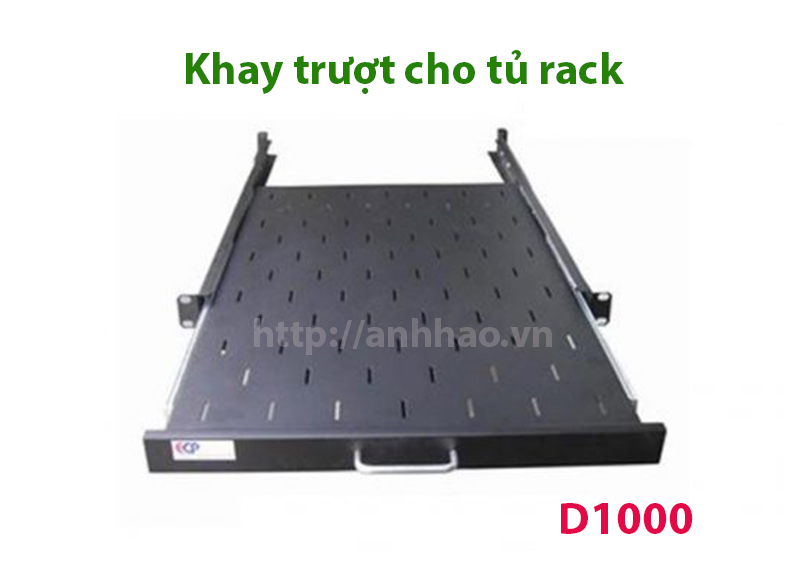 Khay trượt tủ rack D1000 | Khay trượt tủ mạng sâu D1000