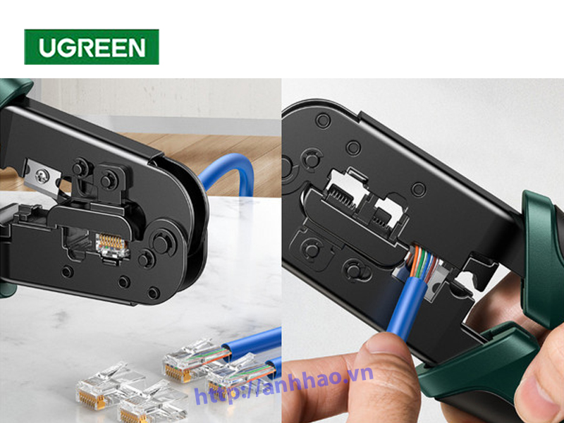 Kìm bấm mạng RJ45, RJ11 Ugreen 10952 chính hãng