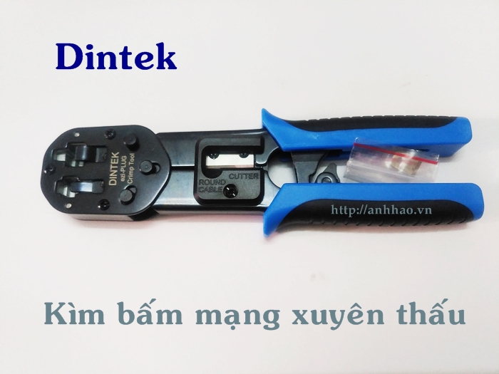 Kìm bấm mạng xuyên thấy Dintek Part Number: 6102-01021