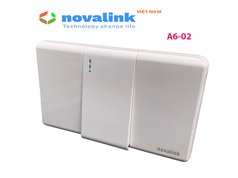 Mặt 1 công tắc 1 chiều A6-02 Novalink