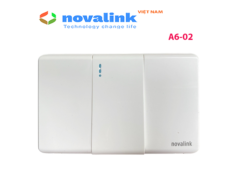 Mặt 1 công tắc 1 chiều A6-02 Novalink