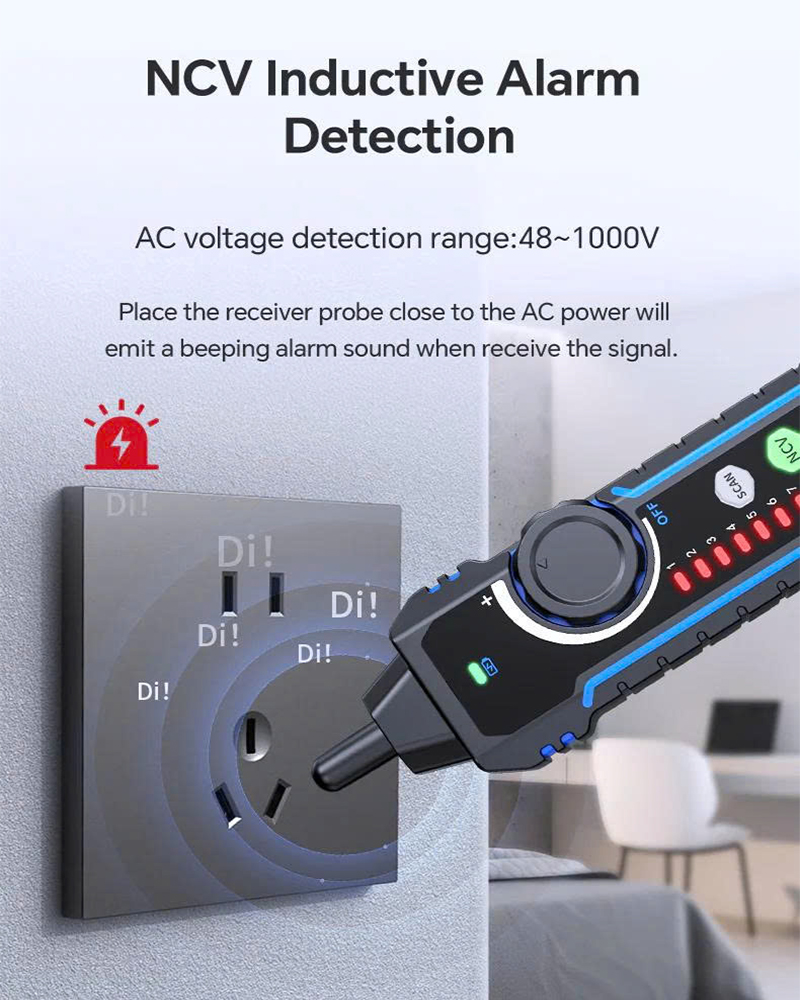 Máy test và dò cáp mạng đa năng, kiểm tra PoE, đo chiều dài dây - NOYAFA NF-8209 Pro