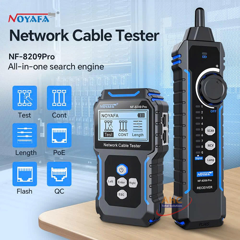 So sánh máy test mạng Noyafa NF-8209, NF-8209S và NF-8209 Pro - nên chọn phiên bản nào?