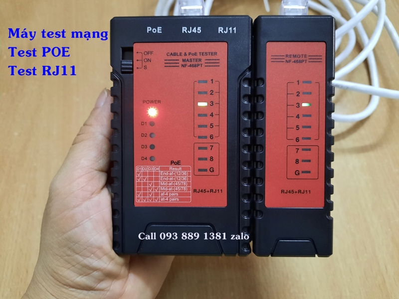 Máy test mạng POE Noyafa NF-468PT chính hãng