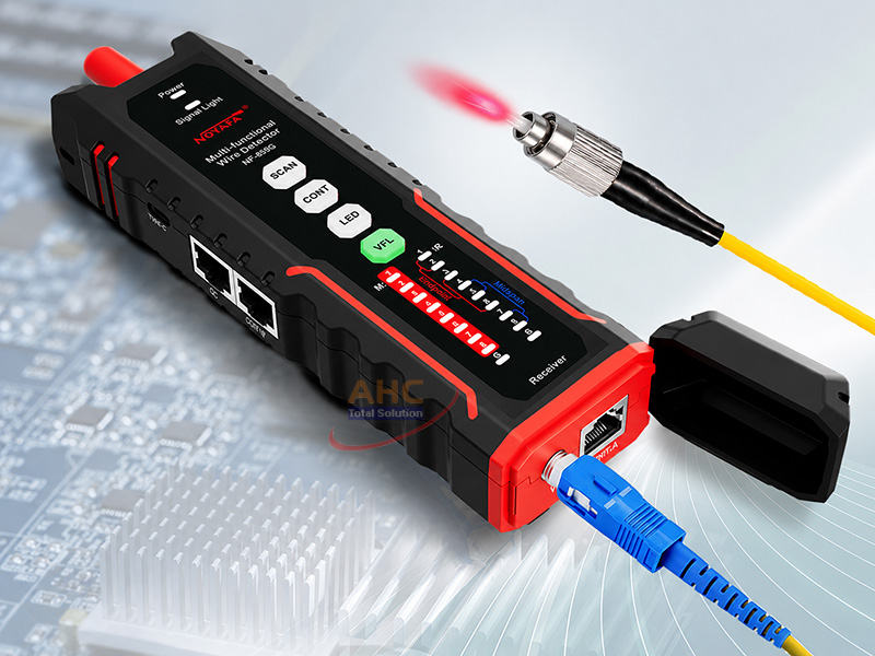 M&aacute;y test c&aacute;p mạng c&aacute;p quang 10 trong 1 NOYAFA NF-859GT đo chiều d&agrave;i, đo c&ocirc;ng suất OPM VFL