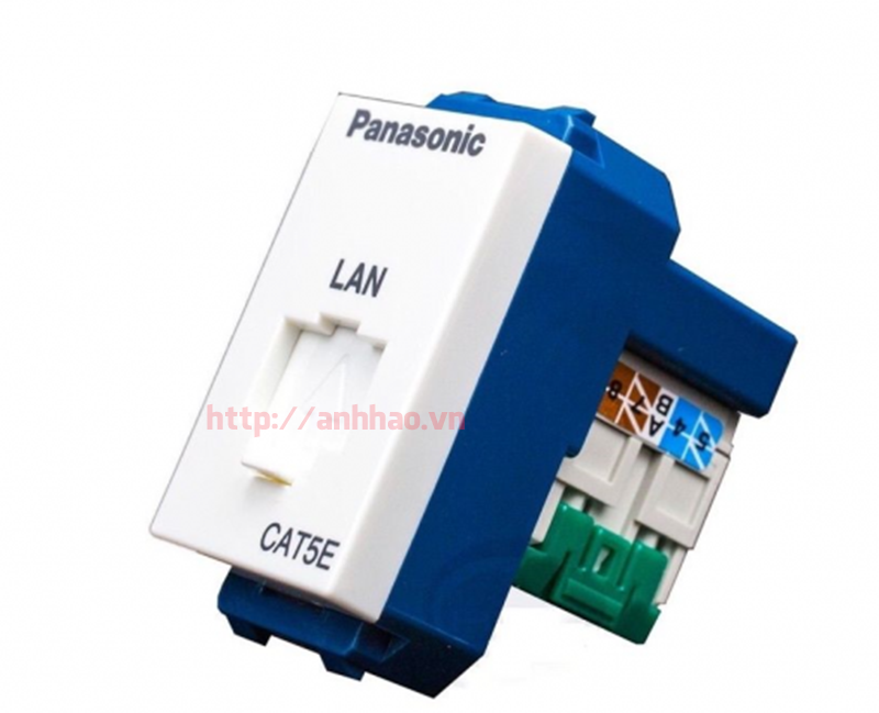 Ổ cắm mạng Cat5 Panasonic WEV2488SW chính hãng