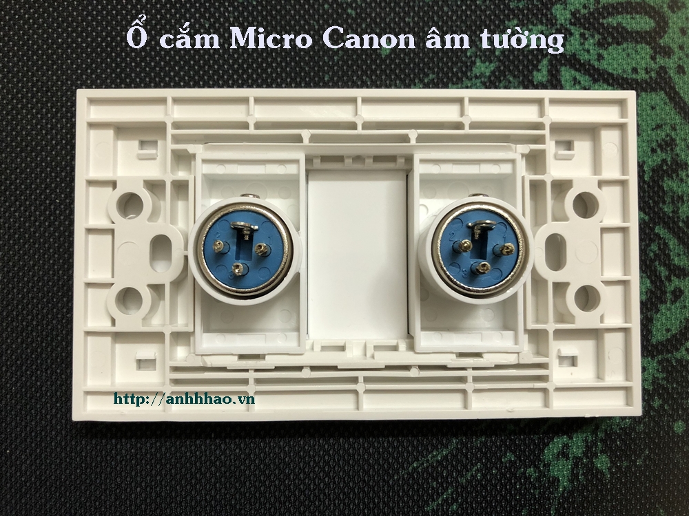 Ổ cắm Micro Canon âm tường