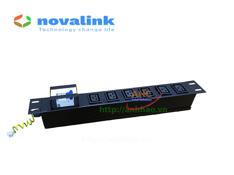 Thanh nguồn PDU 6 cổng C19 dùng cho tủ Rack