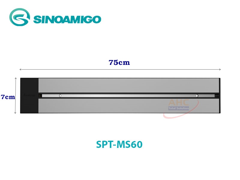 Ổ cắm ray trượt - Hệ thống ray tiếp điện thông minh Sinoamigo SPT-MS60 dài 75cm