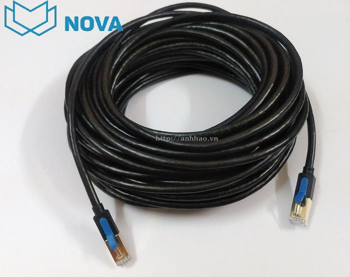 Dây nhảy, patch cord cat7 dài 15M NV-66007A Novalink tốc độ 10Gbps