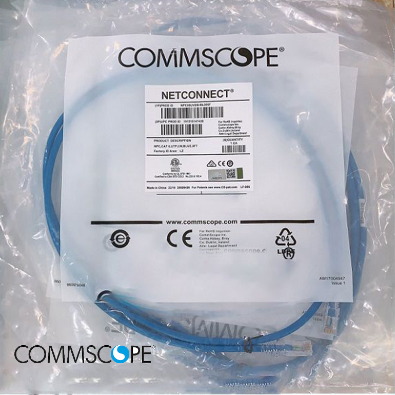 Dây nhảy mạng commscope cat6 dài 3m (10Ft) | Patch cord cat6 commscope 3M