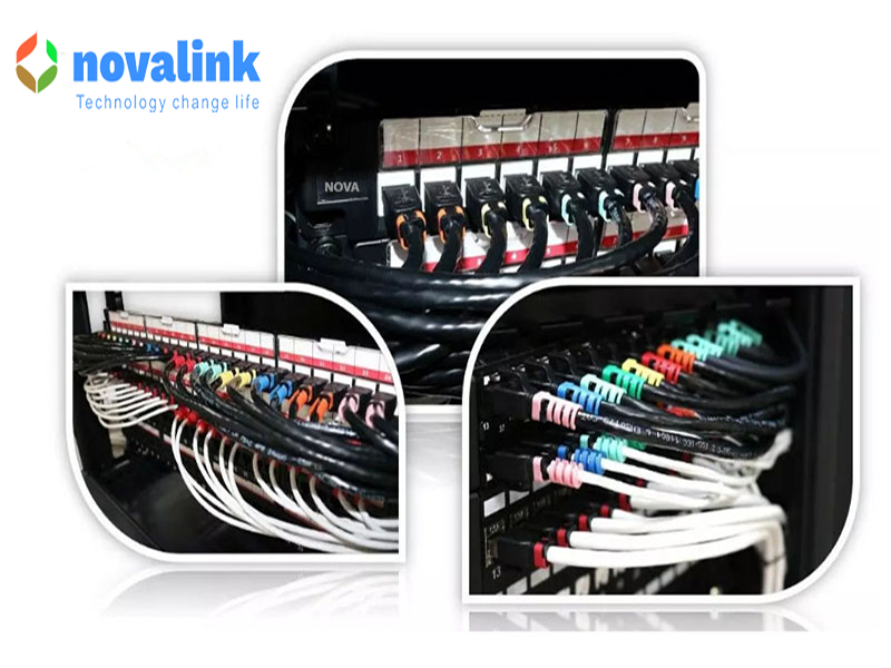 Patch Panel 16 cổng Novalink CC-06-00063 - Thanh đấu nối mạng 1U, chuẩn 19 inch