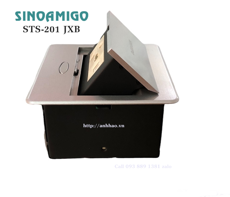Ổ cắm điện âm bàn văn phòng Sinoamigo STS-201JXB