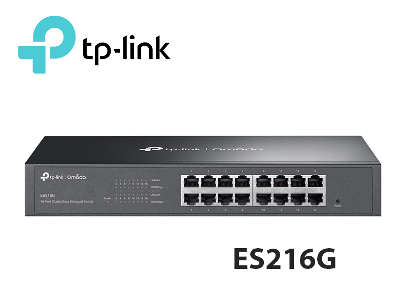 Switch TP-Link Omada ES216G 16 cổng Gigabit quản lý mạng