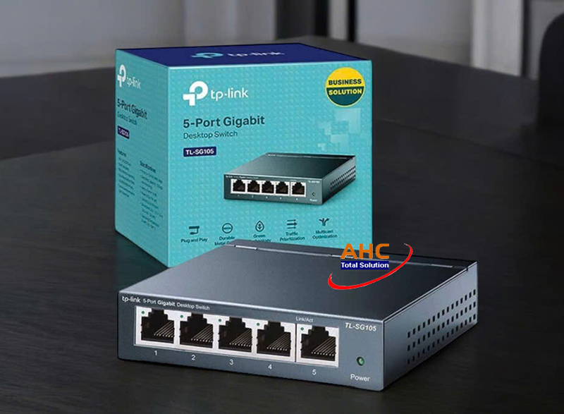 Switch 5 cổng Gigabit TP-Link TL-SG105 (10/100/1000) - Vỏ kim loại