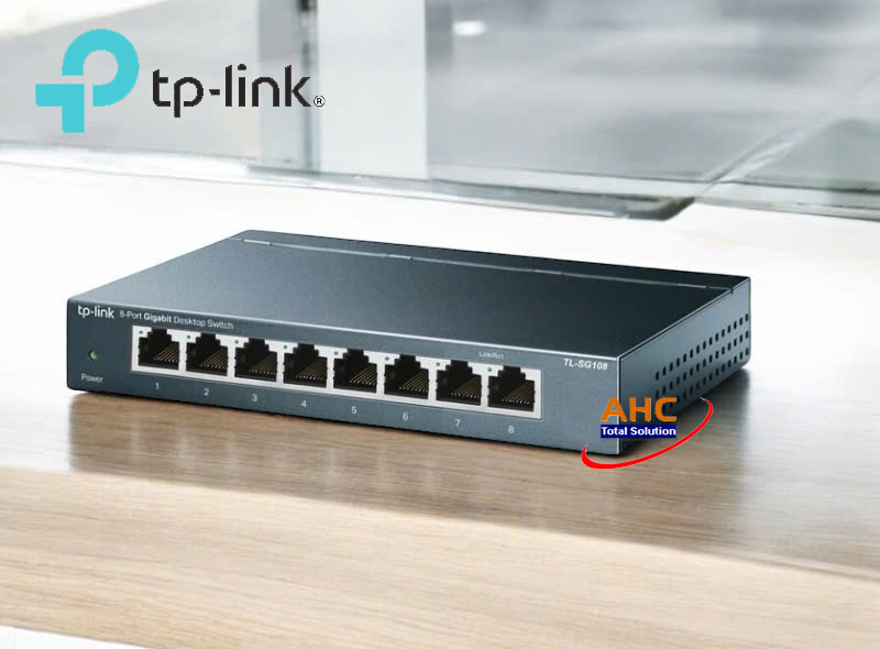 Switch TP-Link 8 Cổng Gigabit TL-SG108 - Vỏ kim loại