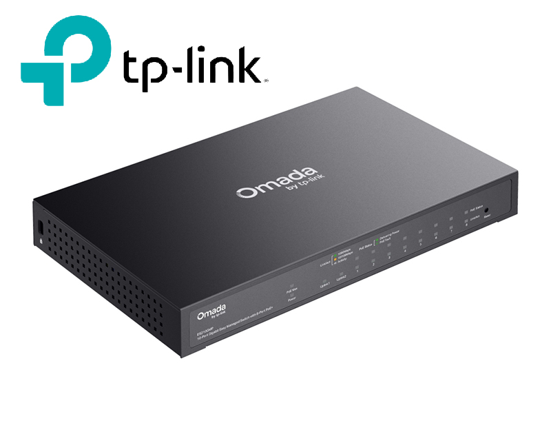 Switch TP-Link ES210GMP 10 cổng Gigabit Easy Managed PoE+ 123W