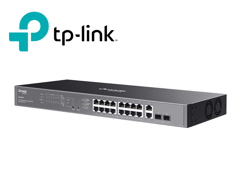Switch Easy Managed PoE 20 cổng gigabit TP-Link Omada ES220GMP 250W