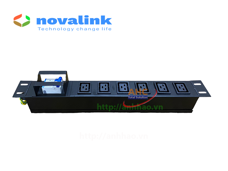 Thanh nguồn PDU 6 cổng C19 dùng cho tủ Rack