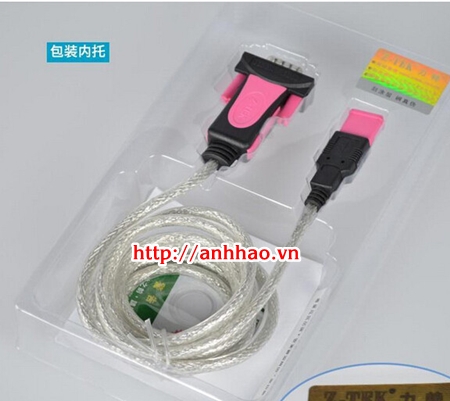 USB 2.0 to RS232 cable Z-tek ZE533C (cáp chuyển đổi USB sang com Ztek)