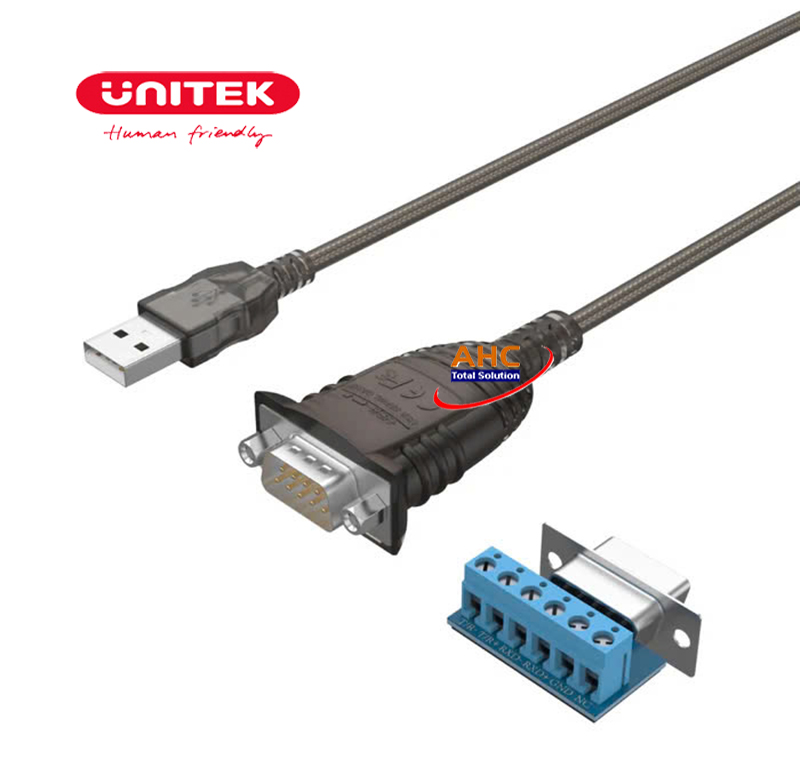 Cáp chuyển đổi USB sang RS422/RS485 Unitek Y-1082 chính hãng