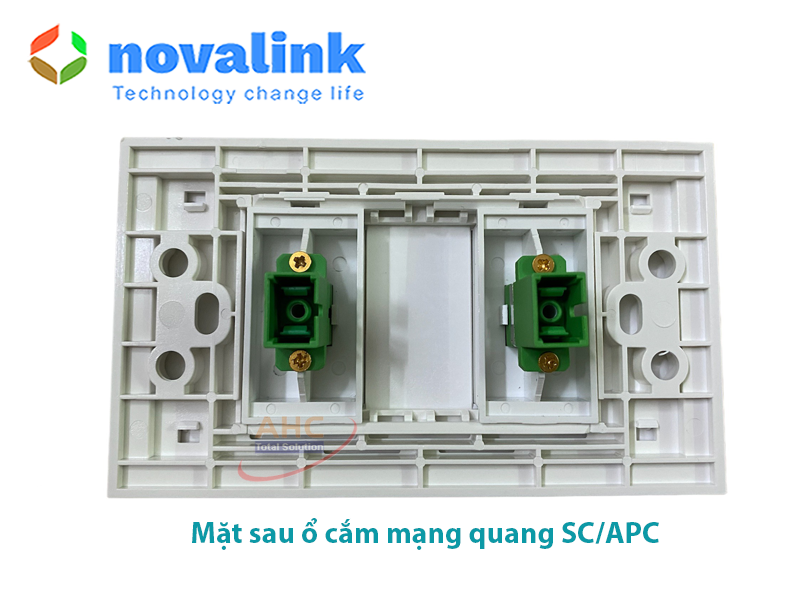 Ổ cắm mạng quang chuẩn SC/APC âm tường